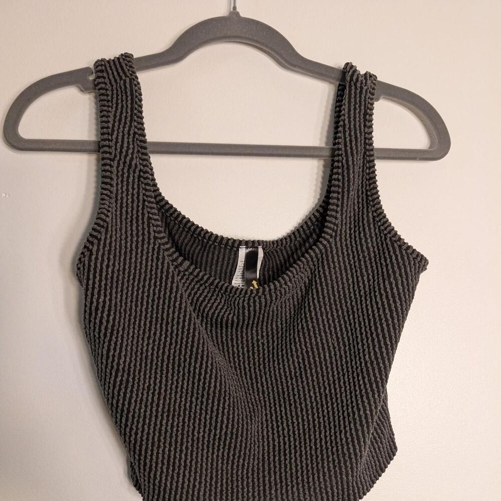 Uptown Women's Black Crop-top